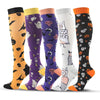 Halloween Compression Socks - Unisex 5 Pair - HelloSocks